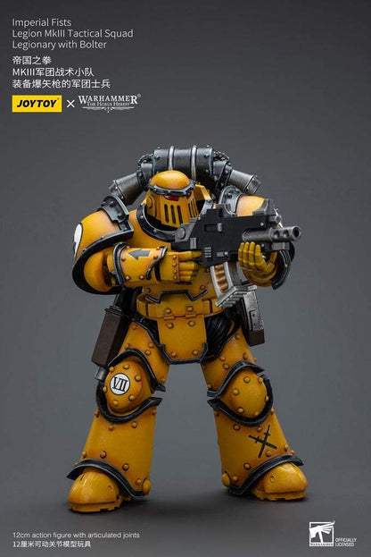 Imperial Fists Legion MkIII Tactical Squad Legionary with Bolter