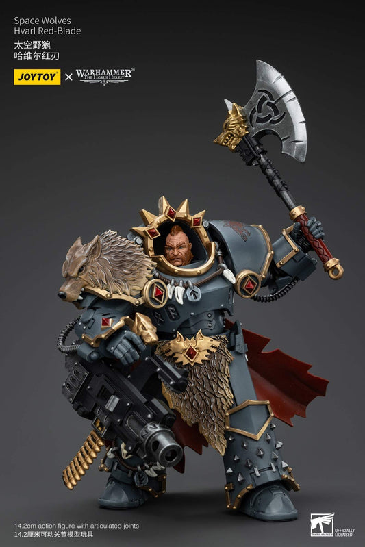 Space Wolves Hvarl Red-Blade Warhammer "The Horus Heresy" Action Figure By JOYTOY