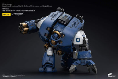 Ultramarines Leviathan Dreadnought with Cyclonic Melta Lance And Siege Claws - Warhammer "The Horus Heresy" Action Figure By JOYTOY