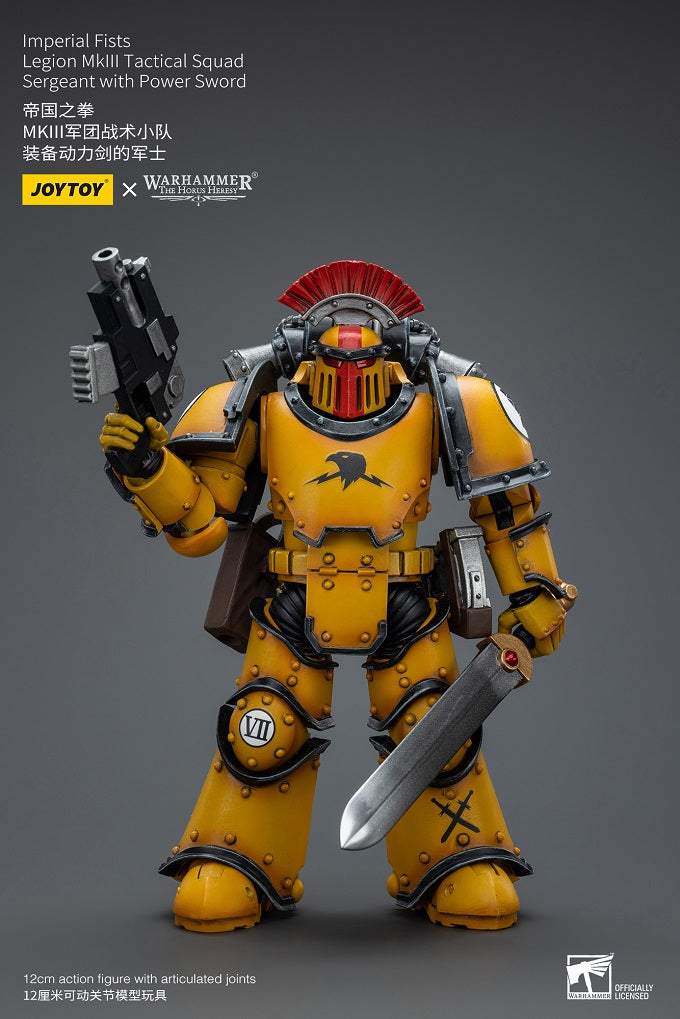 Imperial Fists Legion MkIII Tactical Squad Sergeant with Power Sword