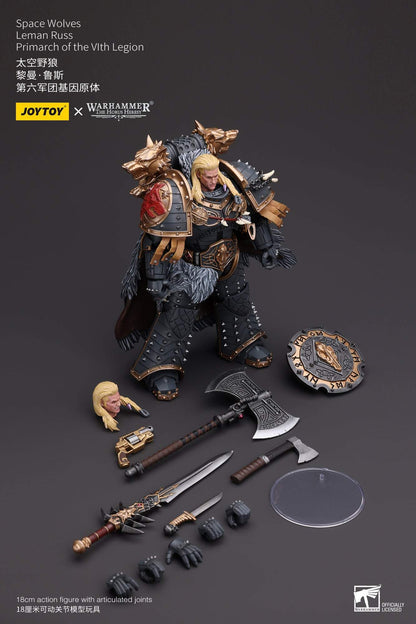 Space Wolves Leman Russ Primarch of the VIth Legion - Warhammer "The Horus Heresy" Action Figure By JOYTOY