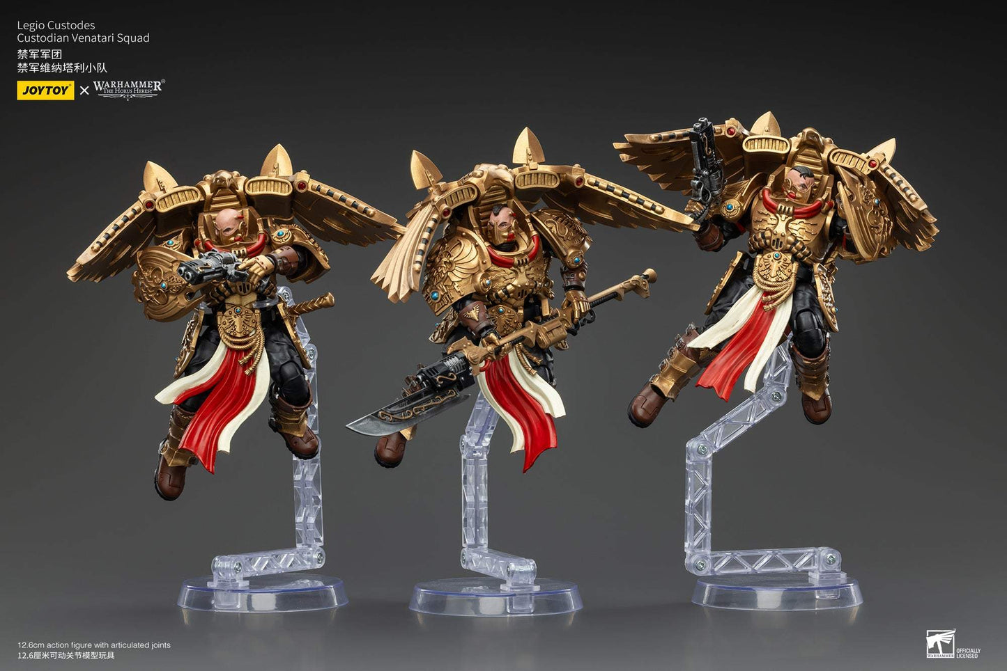 Legio Custodes Custodian Venatari Squad - Warhammer "The Horus Heresy" Action Figure By JOYTOY