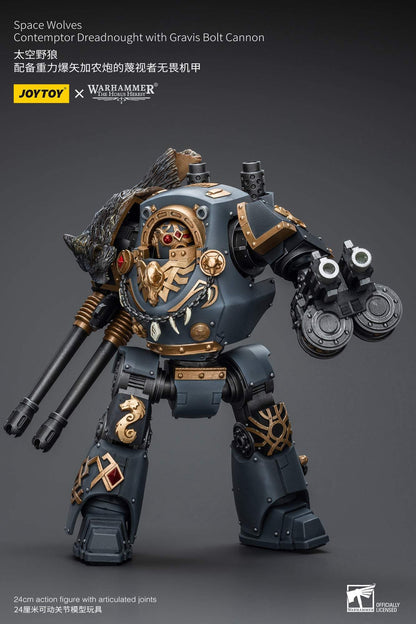 Space Wolves Contemptor Dreadnought with Gravis Bolt Cannon - Warhammer The Horus Heresy by JOYTOY