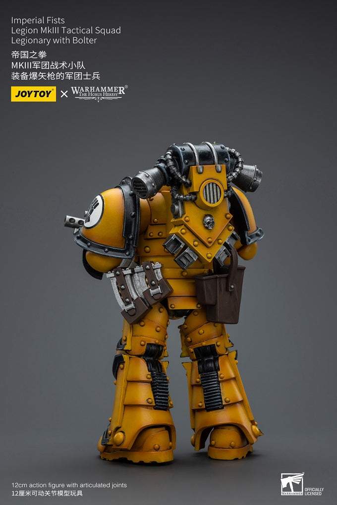 Imperial Fists Legion MkIII Tactical Squad Legionary with Bolter