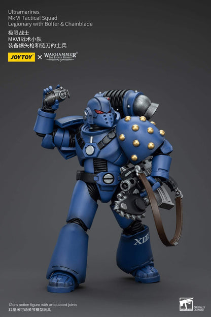 Ultramarines Legion MKIII & MKVI Tactical Squad - Warhammer "The Horus Heresy" Action Figure By JOYTOY