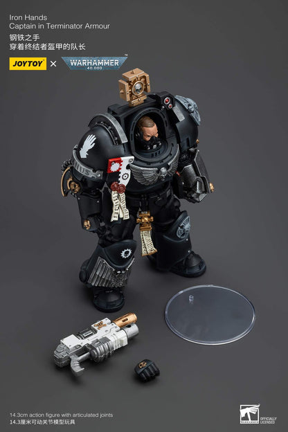 Iron Hands Captain in Terminator Armour - Warhammer 40K Action Figure By JOYTOY