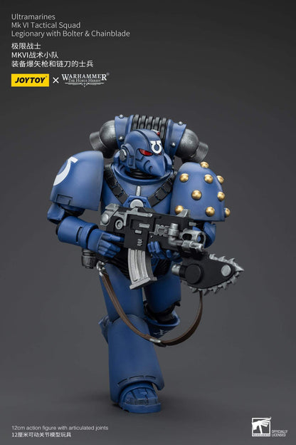 Ultramarines Legion MKIII & MKVI Tactical Squad - Warhammer "The Horus Heresy" Action Figure By JOYTOY