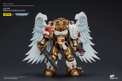 Blood Angels Sanguinary Guard with Encarmine Sword 1 - Warhammer 40K Action Figure By JOYTOY