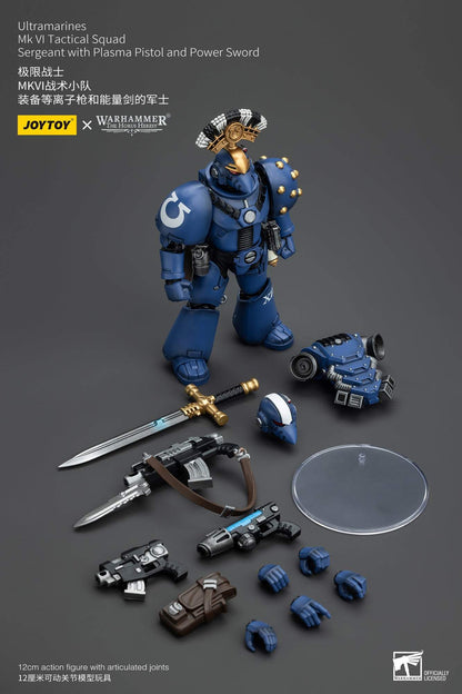 Ultramarines Legion MKIII & MKVI Tactical Squad - Warhammer "The Horus Heresy" Action Figure By JOYTOY