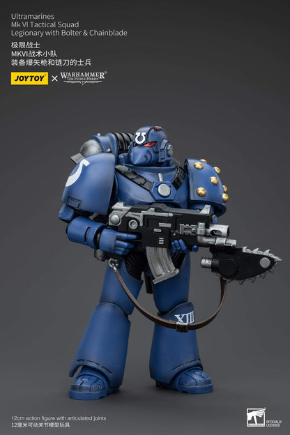 Ultramarines Legion MKIII & MKVI Tactical Squad - Warhammer "The Horus Heresy" Action Figure By JOYTOY