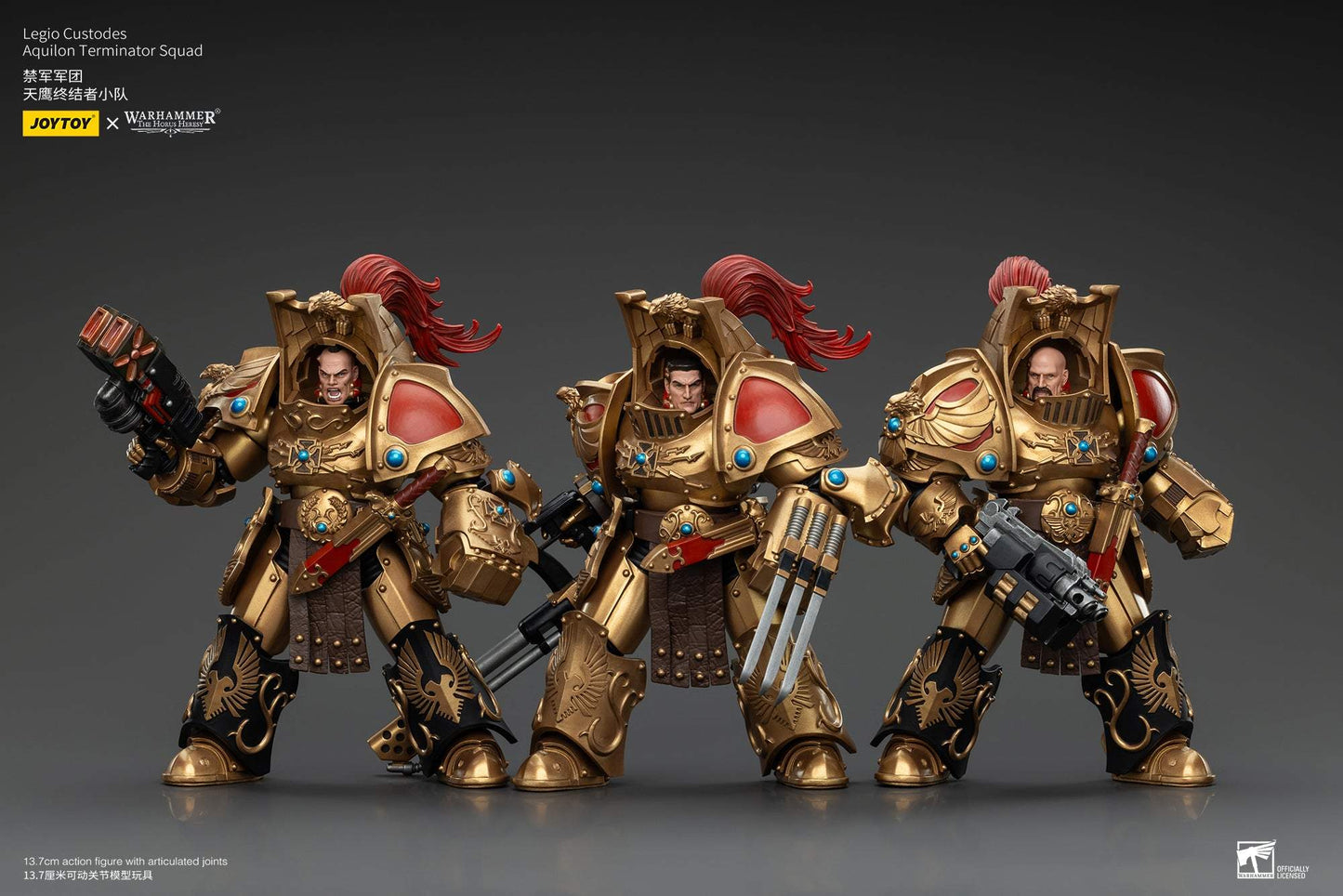 Legio Custodes Aquilon Terminator Squad - Warhammer"The Horus Heresy" Action Figure By JOYTOY