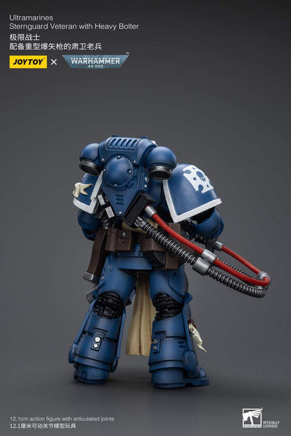 Ultramarines Sternguard Veteran with Heavy Bolter - Warhammer 40K Action Figure By JOYTOY