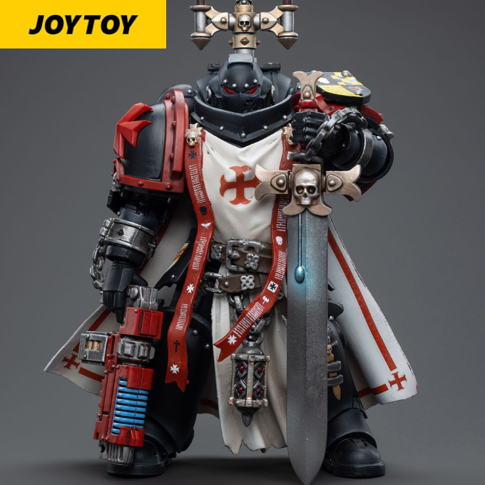 (RE-RUN) 1/18 JoyToy Warhammer 40k Black Templars Sword Brethren Brother Lombast